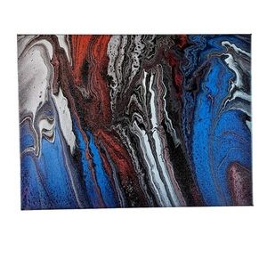 Handmade original fluid artwork